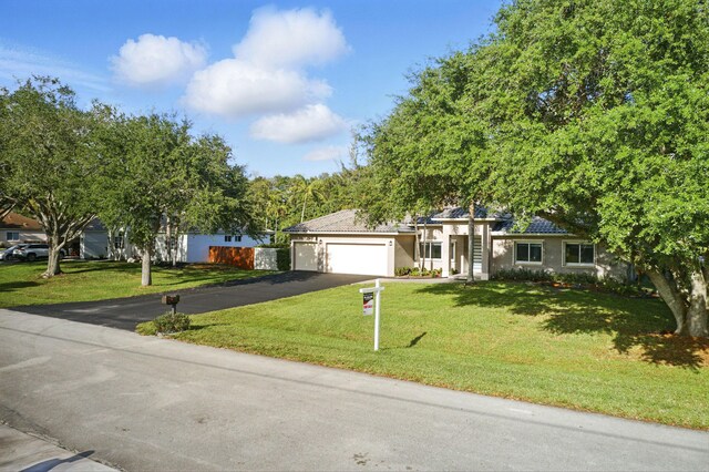 5320 SW 199th Ave, Pembroke Pines, FL 33332 - view of front of house with driveway, a garage, and stucco siding