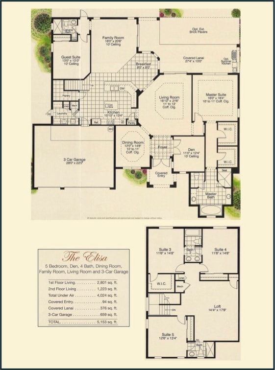 7668 SE Laque Cir, Stuart, FL 34997 - floor plan / room layout