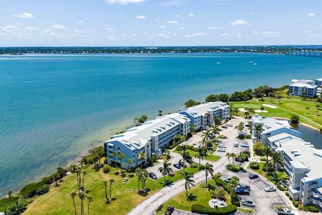 20 NE Plantation Rd Unit 203, Stuart, FL 34996 - aerial view of a nearby body of water and apartment complex