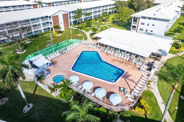 view of community pool