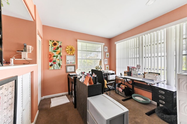 103 SW 18th St, Boynton Beach, FL 33426 - carpeted home office featuring baseboards