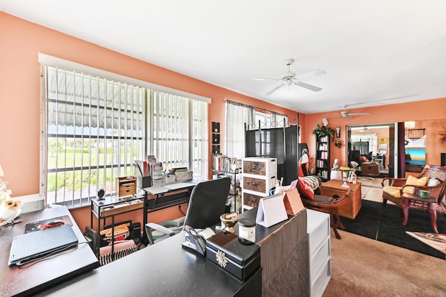 103 SW 18th St, Boynton Beach, FL 33426 - carpeted office space featuring a ceiling fan