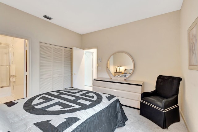 4498 Hazleton Ln, Lake Worth, FL 33449 - bedroom with a closet and light colored carpet