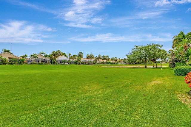 4498 Hazleton Ln, Lake Worth, FL 33449 - view of community with view of golf course and a yard