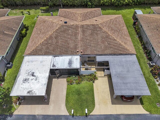 6738 Moonlit Dr, Delray Beach, FL 33446 - view from above of property