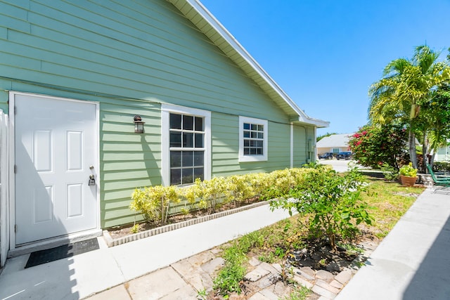 view of side of property