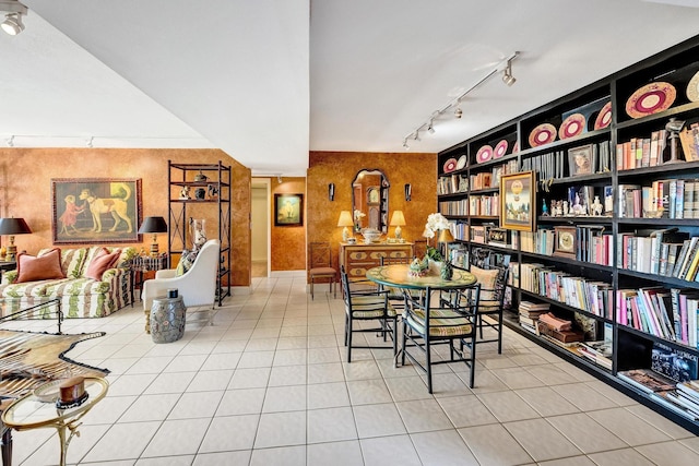3701 S Flagler Dr Unit A101, West Palm Beach, FL 33405 - tiled dining room with rail lighting