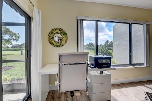 830 Greensward Ct Unit 107-H, Delray Beach, FL 33445 - office space with wood finished floors