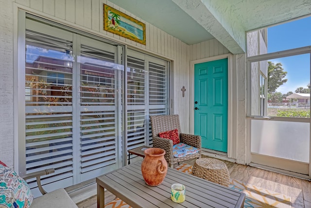 12003 Poinciana Blvd Unit 102, Royal Palm Beach, FL 33411 - doorway to property with a porch