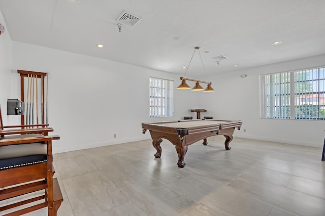 12003 Poinciana Blvd Unit 102, Royal Palm Beach, FL 33411 - playroom with pool table and recessed lighting