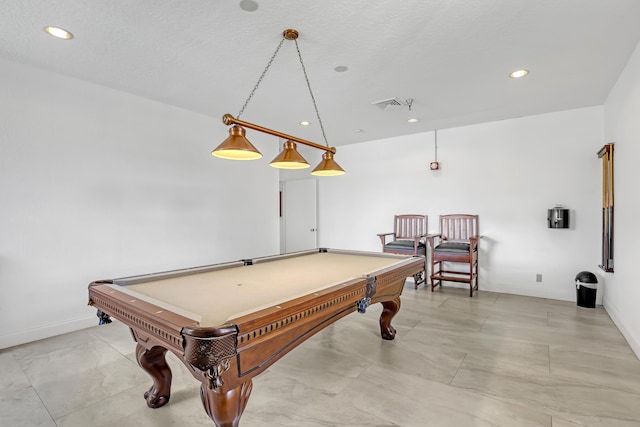 12003 Poinciana Blvd Unit 102, Royal Palm Beach, FL 33411 - recreation room with recessed lighting and pool table