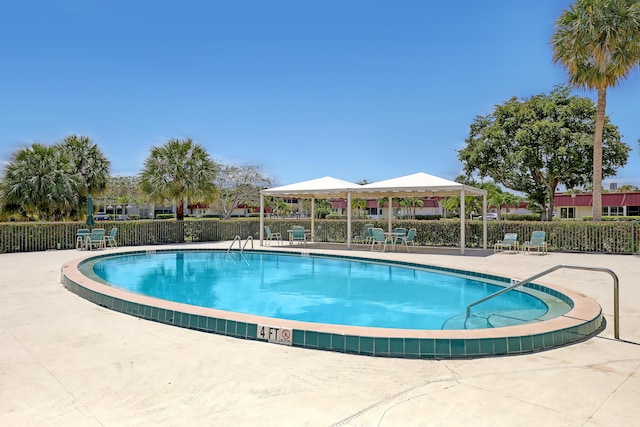 12003 Poinciana Blvd Unit 102, Royal Palm Beach, FL 33411 - community pool with a gazebo