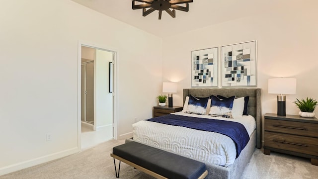 555 SE Rivergrass St, Port Saint Lucie, FL 34984 - bedroom featuring carpet flooring, baseboards, and ceiling fan