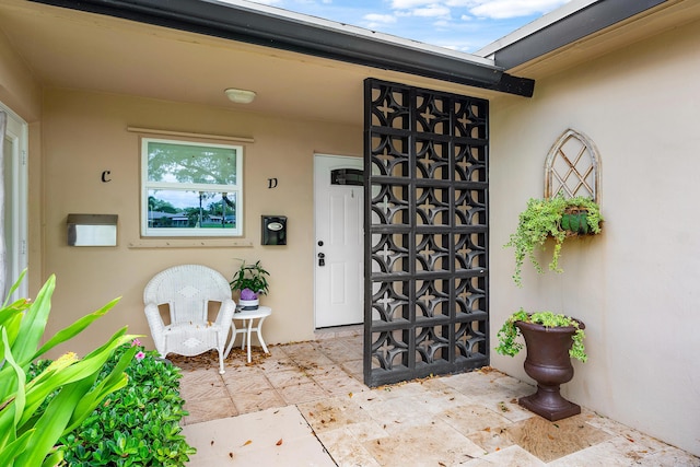 1045 Circle Ter E Unit D, Delray Beach, FL 33445 - property entrance featuring stucco siding