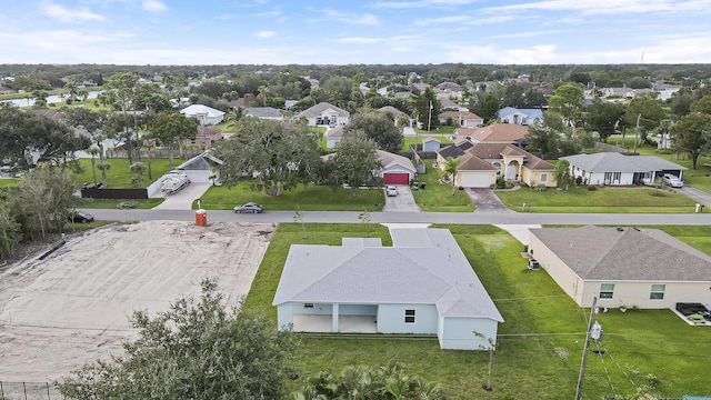 aerial perspective of suburban area
