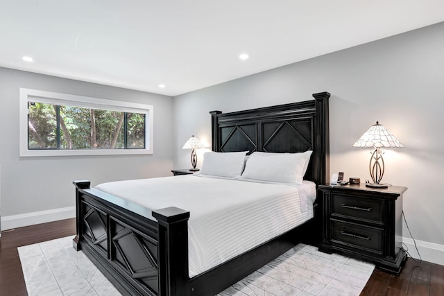 545 Trace Cir Unit 106, Deerfield Beach, FL 33441 - bedroom featuring baseboards, light wood-type flooring, and recessed lighting