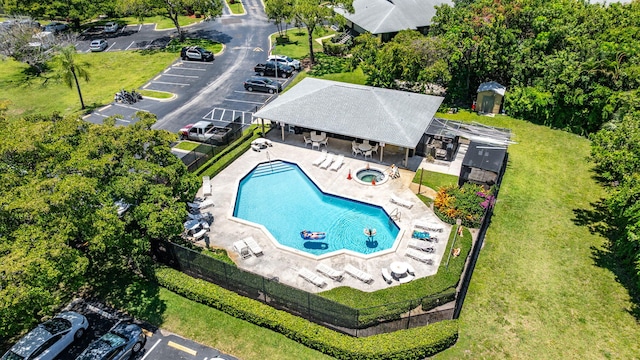 545 Trace Cir Unit 106, Deerfield Beach, FL 33441 - aerial view of a pool area