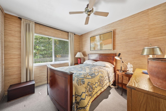 520 NE 7th Ave Unit 2E, Delray Beach, FL 33483 - bedroom featuring carpet floors and a ceiling fan