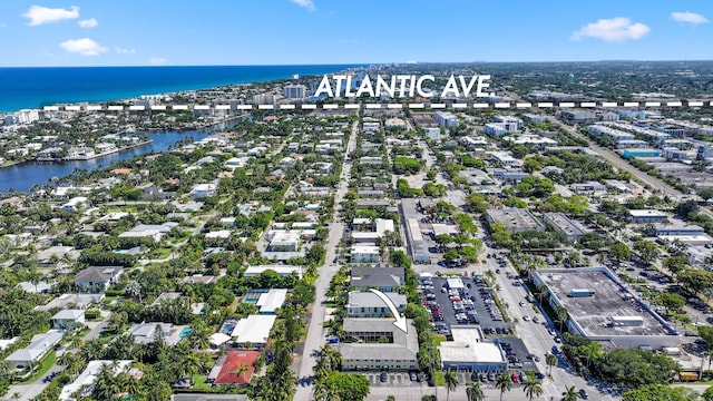 520 NE 7th Ave Unit 2E, Delray Beach, FL 33483 - drone / aerial view of a large body of water