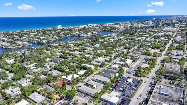 520 NE 7th Ave Unit 2E, Delray Beach, FL 33483 - bird's eye view of a nearby body of water