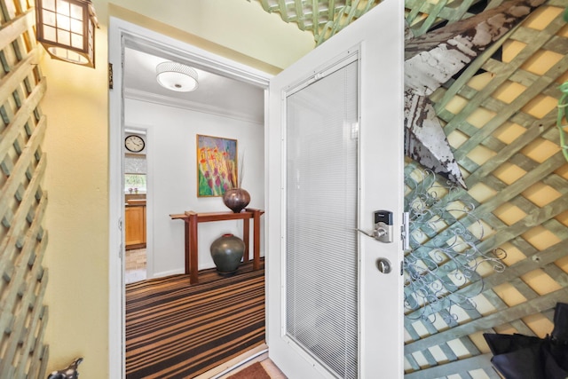520 NE 7th Ave Unit 2E, Delray Beach, FL 33483 - bathroom with crown molding