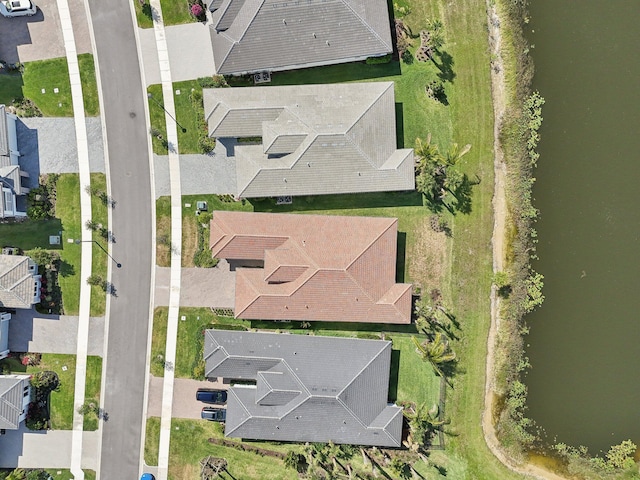 aerial view of residential area