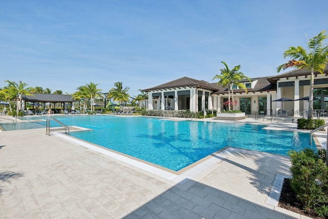 community pool featuring a patio