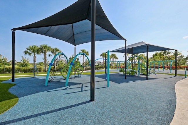 view of communal playground
