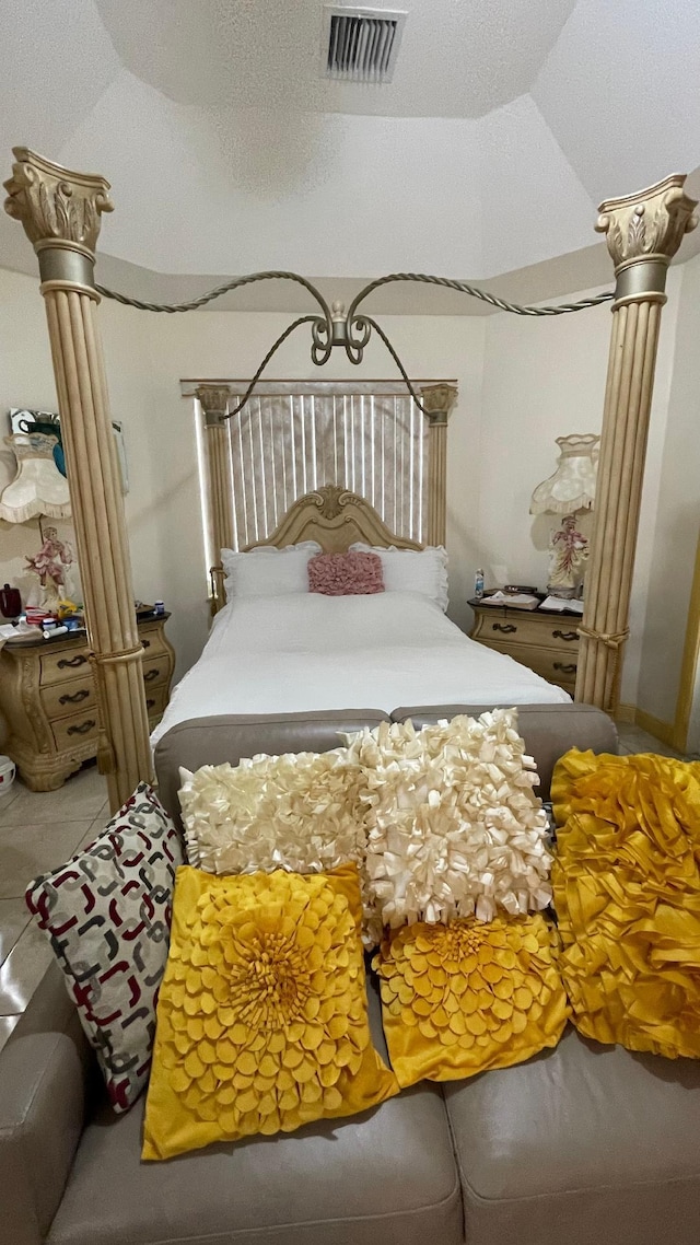 2332 SW Savona Blvd, Port Saint Lucie, FL 34953 - bedroom with decorative columns and vaulted ceiling