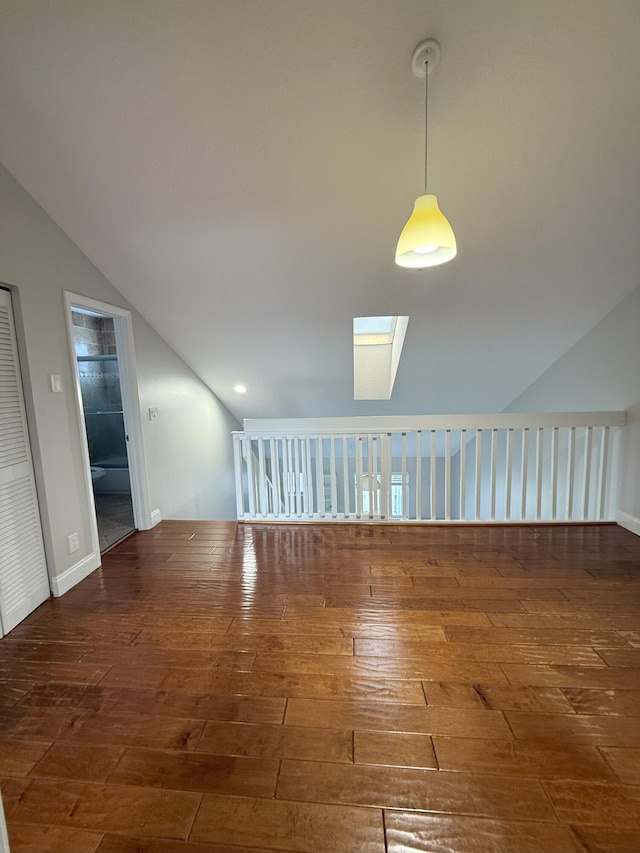 310 SE 2nd Ave Unit A3, Deerfield Beach, FL 33441 - unfurnished room with a skylight and hardwood / wood-style flooring