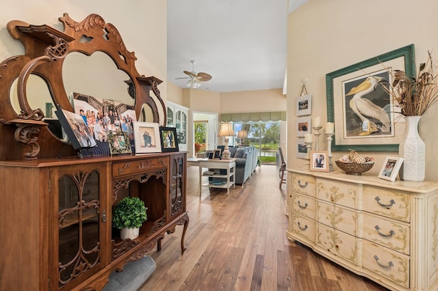 2596 Irma Lake Dr, West Palm Beach, FL 33411 - hallway with hardwood / wood-style flooring