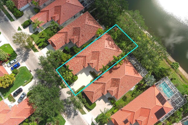 2596 Irma Lake Dr, West Palm Beach, FL 33411 - aerial view of property and surrounding area featuring property parcel outlined
