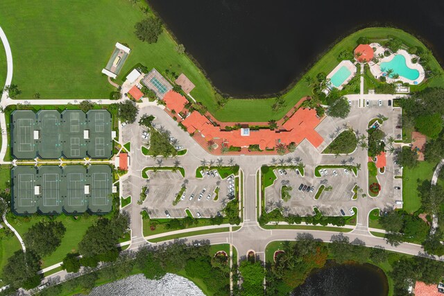 2596 Irma Lake Dr, West Palm Beach, FL 33411 - drone / aerial view of a pool area