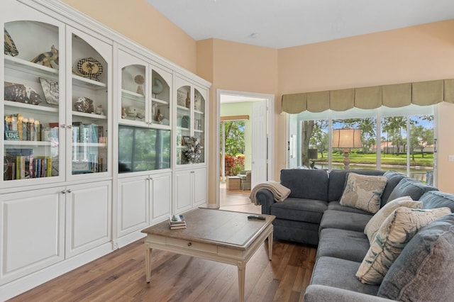 2596 Irma Lake Dr, West Palm Beach, FL 33411 - living room featuring wood finished floors