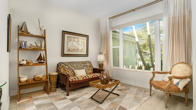 6193 Winding Lake Dr, Jupiter, FL 33458 - living area with light wood finished floors and baseboards