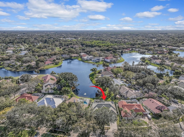 6193 Winding Lake Dr, Jupiter, FL 33458 - aerial view of property's location featuring nearby suburban area and a nearby body of water