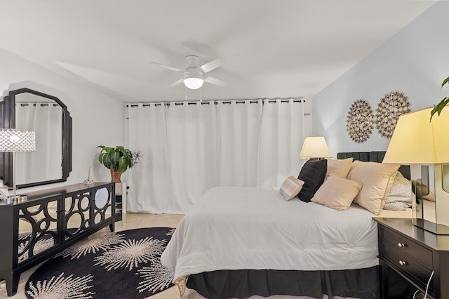 2403 Antigua Cir Unit M1, Coconut Creek, FL 33066 - bedroom with ceiling fan