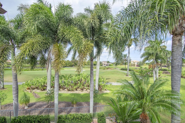 143 SE Bella Strano, Port Saint Lucie, FL 34984 - view of yard with view of golf course