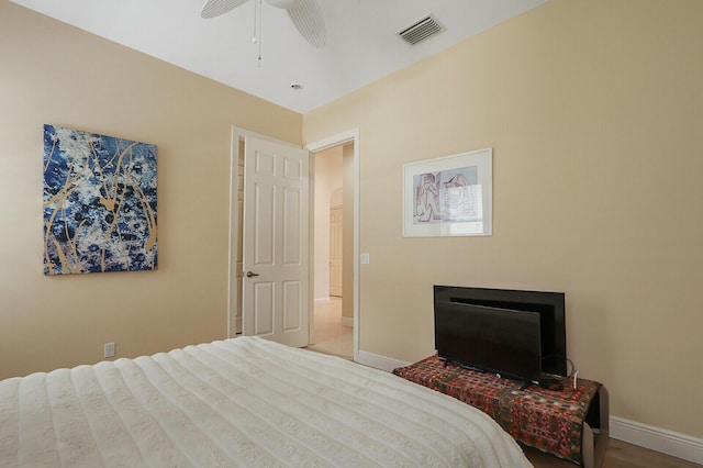 9400 Briarcliff Trce, Port Saint Lucie, FL 34986 - bedroom with baseboards and a ceiling fan