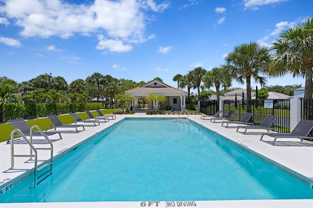 1010 Delray Lakes Dr, Delray Beach, FL 33444 - community pool featuring a patio