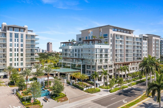220 SE Mizner Blvd Unit 609, Boca Raton, FL 33432 - view of apartment building / complex featuring a city view