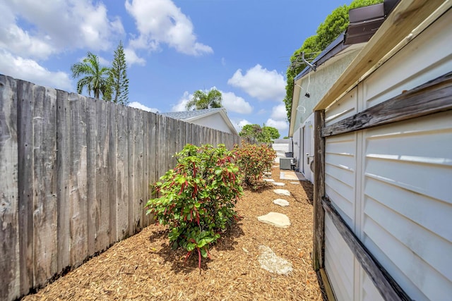 9152 Affirmed Ln, Boca Raton, FL 33496 - fenced backyard featuring central air condition unit