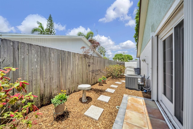 9152 Affirmed Ln, Boca Raton, FL 33496 - fenced backyard featuring central air condition unit