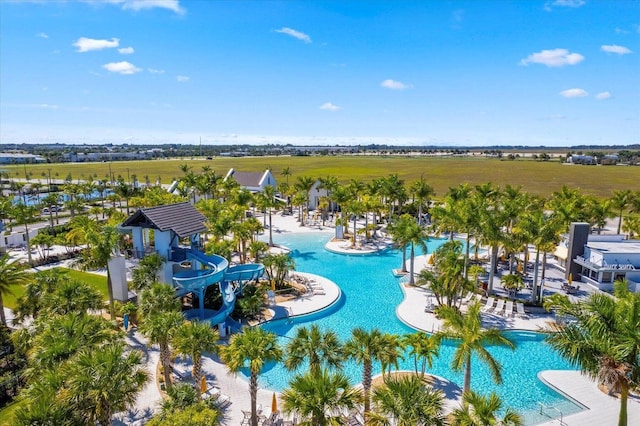 4641 Woodland Way, Westlake, FL 33470 - aerial view of a pool area
