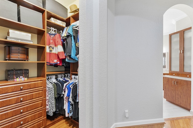 12341 NW 78th Mnr, Parkland, FL 33076 - spacious closet with light wood finished floors
