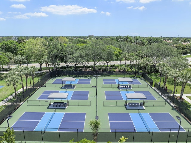 12341 NW 78th Mnr, Parkland, FL 33076 - view of tennis court featuring view of scattered trees