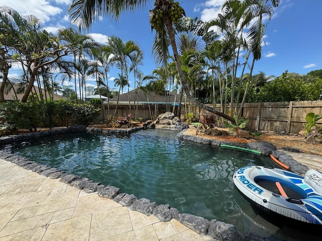 14324 Paddock Dr, Wellington, FL 33414 - view of pool with a fenced backyard