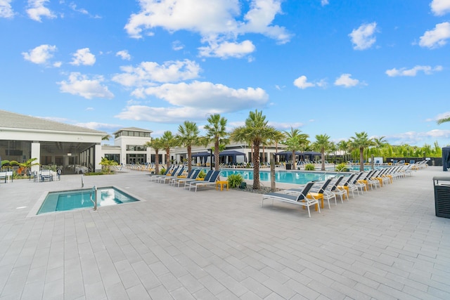 8294 Fishhawk Falls Ct, Boca Raton, FL 33496 - community pool with a patio