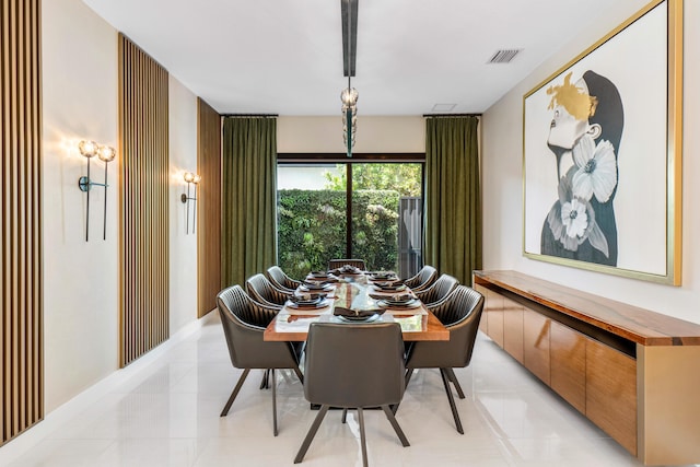 8294 Fishhawk Falls Ct, Boca Raton, FL 33496 - dining area featuring light tile patterned flooring