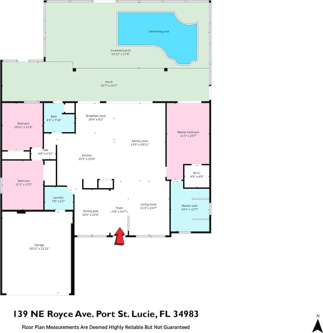 139 NE Royce Ave, Port Saint Lucie, FL 34983 - room layout